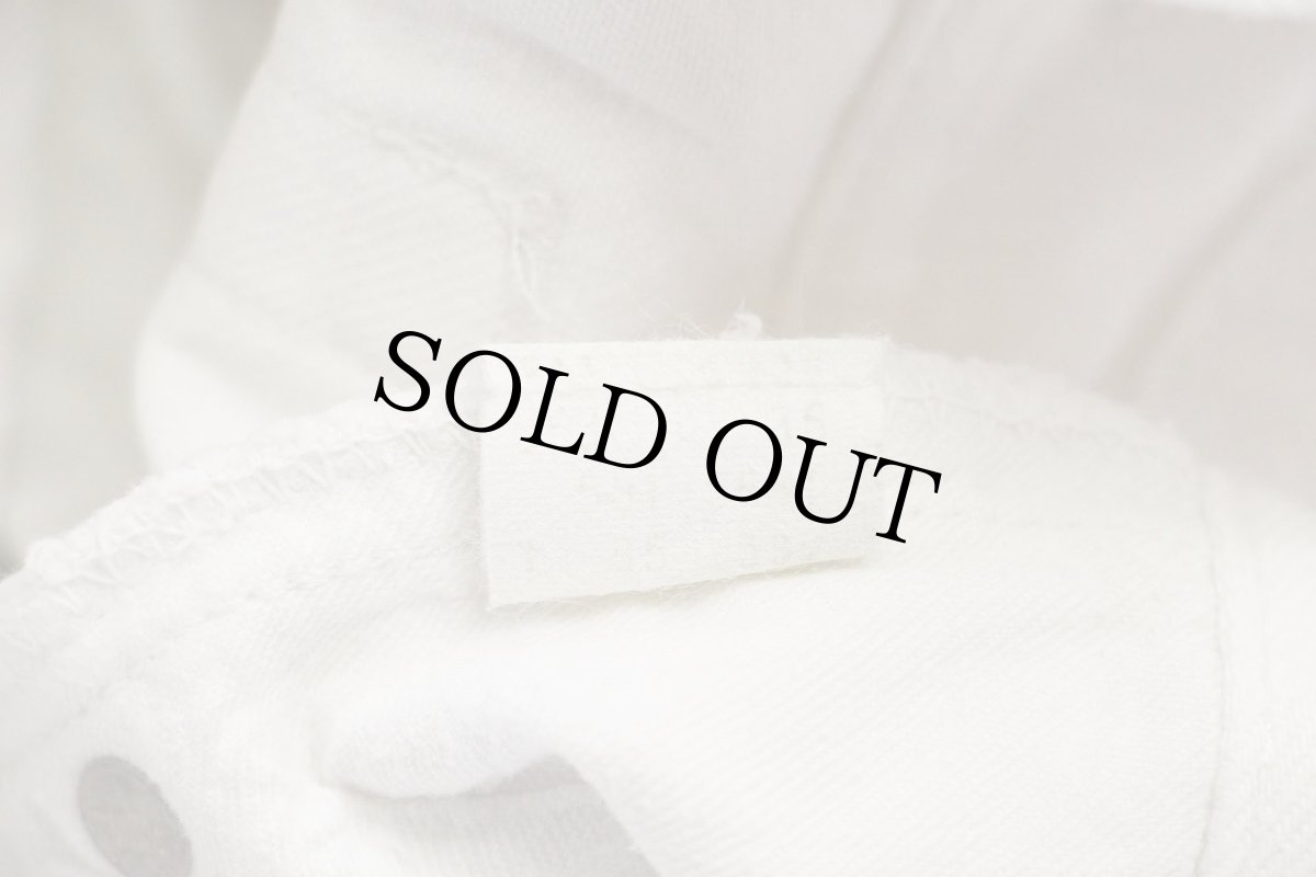 画像7: 80s USA製 Levi'sリーバイス 501 ホワイト デニムパンツ w33 (7)