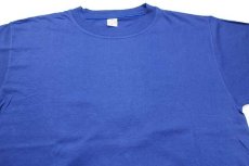 画像4: イタリア製 GORILLA GRIP バックプリント コットンTシャツ 青 L (4)