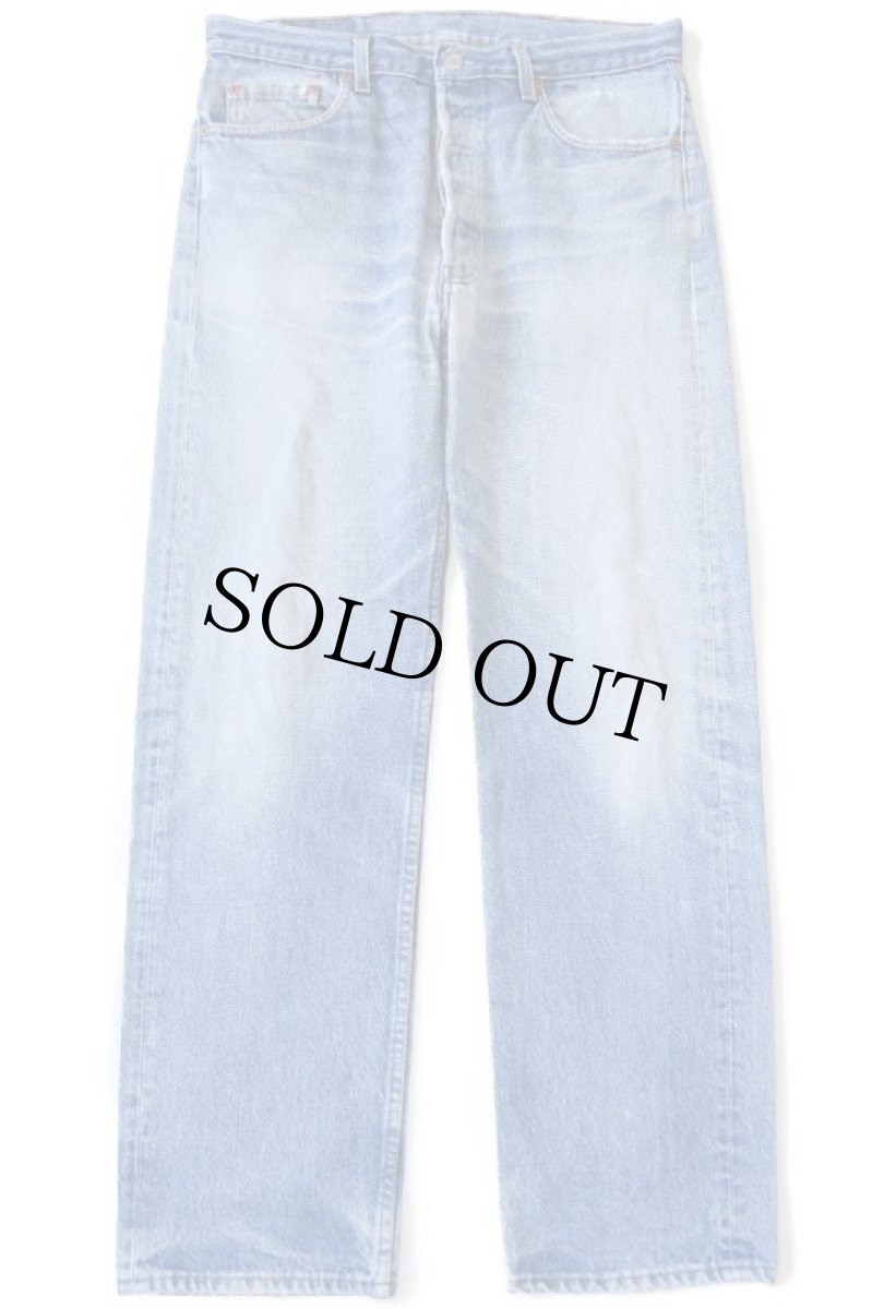 画像2: 90s USA製 Levi'sリーバイス 501 デニムパンツ ヒゲ w34 L30★110 (2)