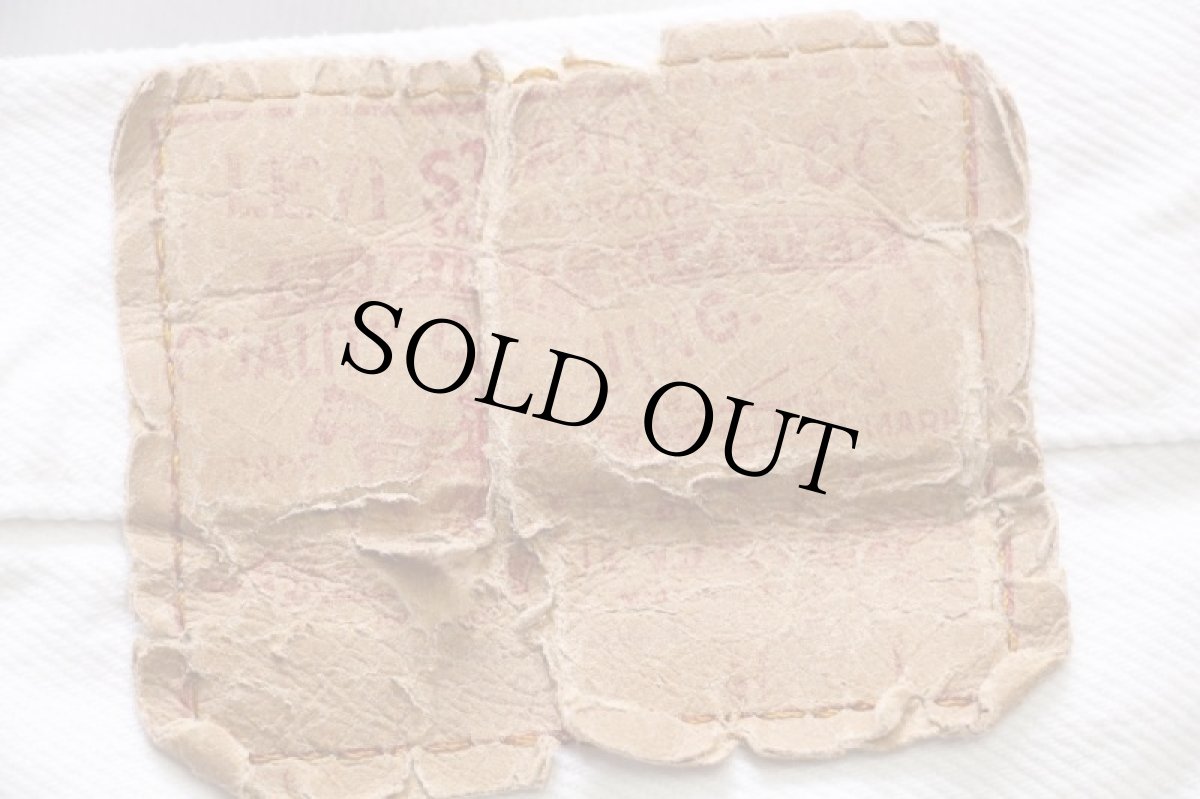 画像6: 80s USA製 Levi'sリーバイス 501 ホワイト デニムパンツ w33 (6)