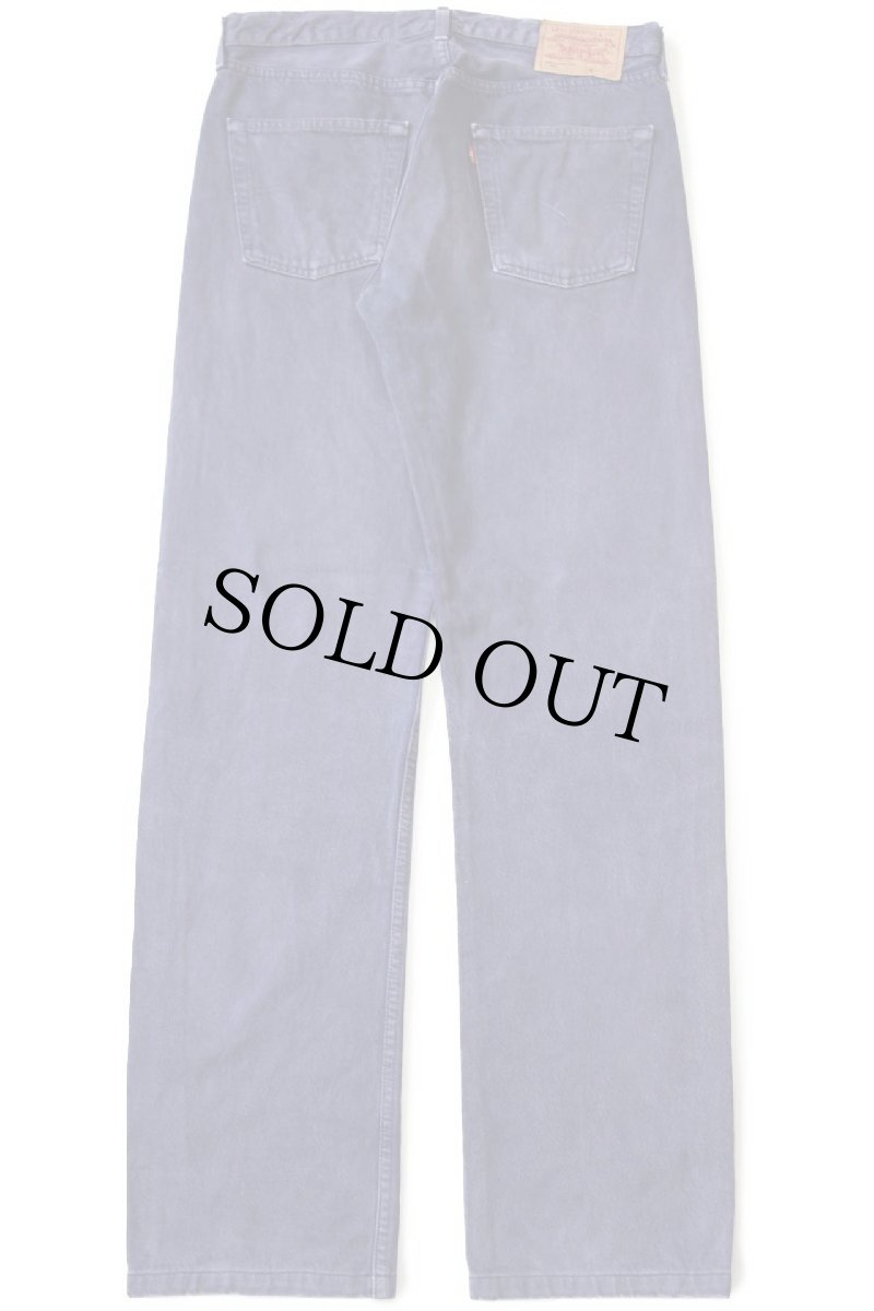 画像3: 90s フランス製 Levi'sリーバイス 501 後染め カラーデニムパンツ ナス紺 w34★ユーロ (3)