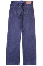 画像3: 90s フランス製 Levi'sリーバイス 501 後染め カラーデニムパンツ ナス紺 w34★ユーロ (3)