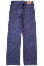 画像3: 90s フランス製 Levi'sリーバイス 501 後染め カラーデニムパンツ ナス紺 w34★ユーロ (3)