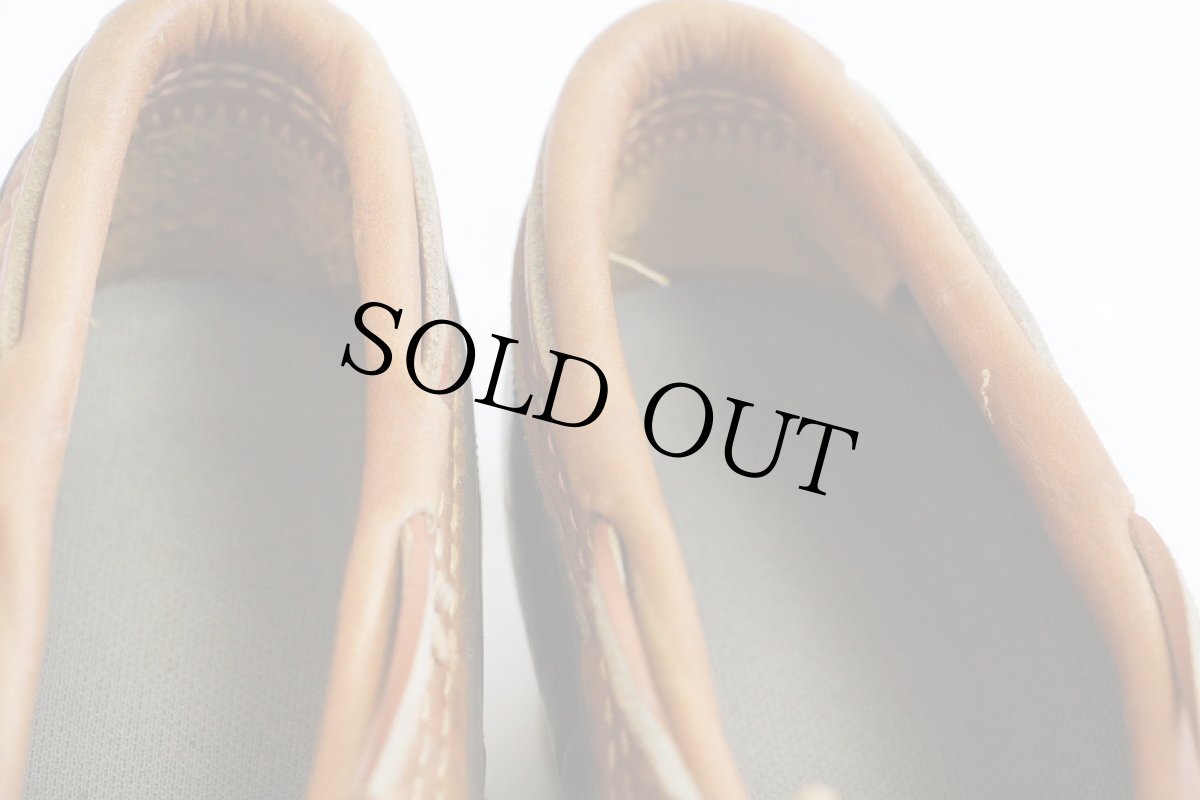 画像7: USA製 L.L.Bean ビーンブーツ ラバーモカシン タン×ブラウン 9M★ガムシューズ (7)