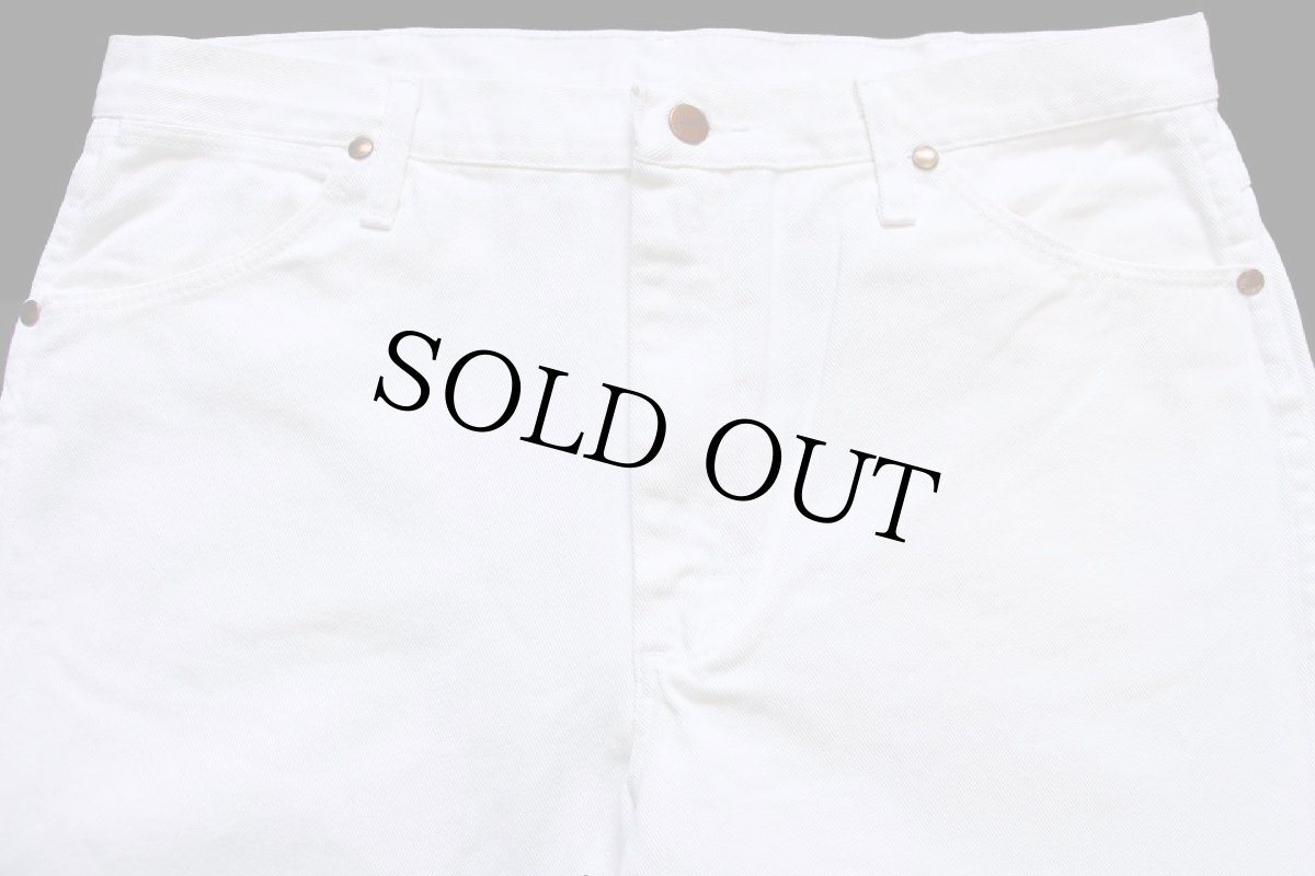画像4: 00s メキシコ製 Wranglerラングラー 936WHI ホワイト デニムパンツ w36 L32 (4)