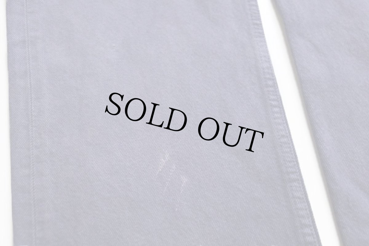 画像8: 90s フランス製 Levi'sリーバイス 501 後染め カラーデニムパンツ ナス紺 w34★ユーロ (8)