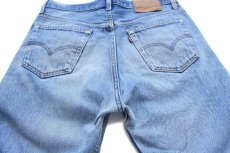 画像5: 90s USA製 Levi'sリーバイス 501 デニムパンツ ヒゲ w34 L30★110 (5)