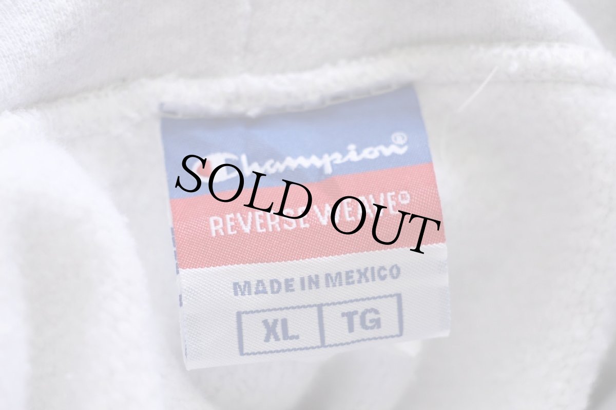 画像4: 00s メキシコ製 Championチャンピオン FAIRFIELD リバースウィーブ スウェットパーカー 杢ライトグレー XL (4)