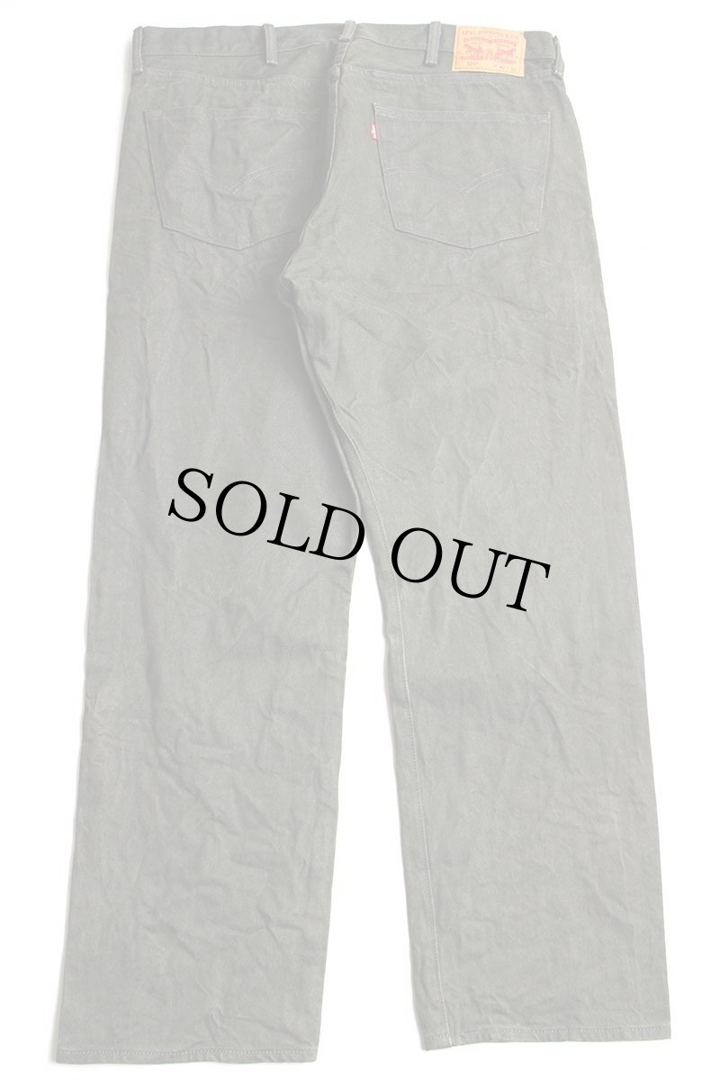 画像3: メキシコ製 Levi'sリーバイス 501 CONE DENIM WHITE OAK 先染め カラーデニムパンツ オリーブ w40 L32★SDP2669 (3)