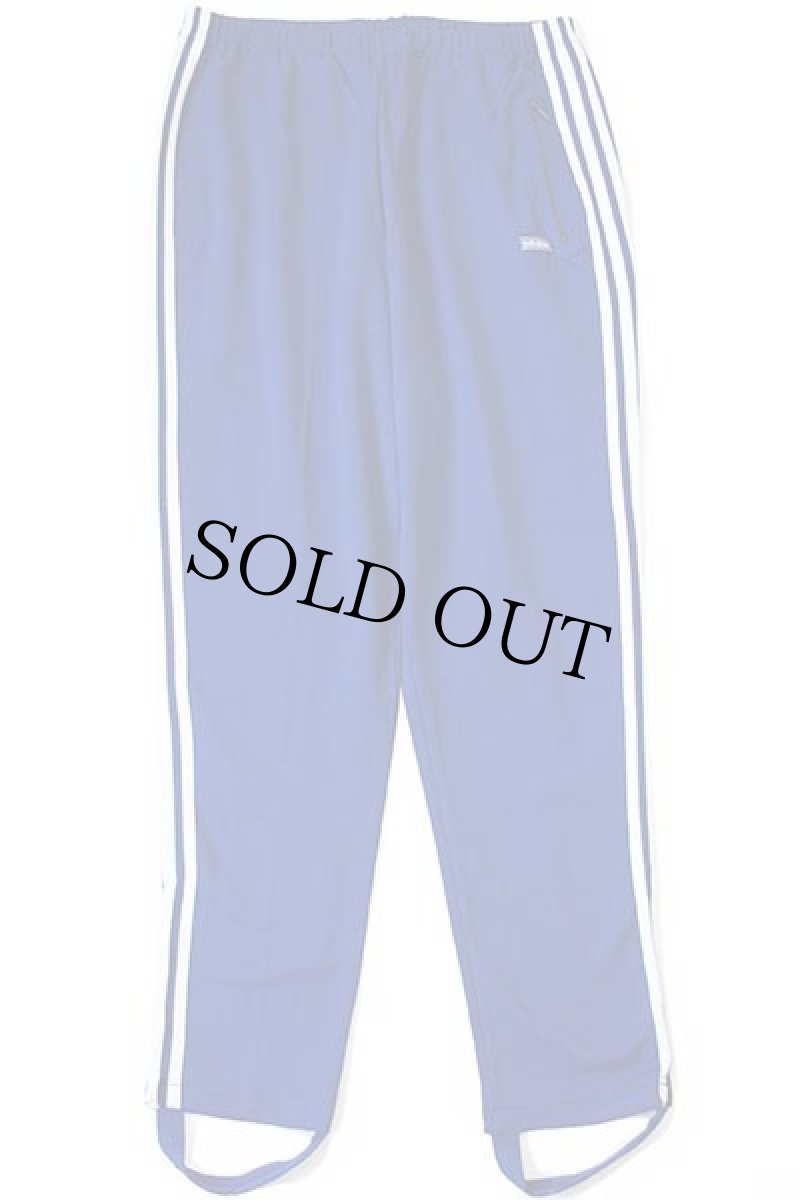 画像9: 80s 西ドイツ製 adidasアディダス ハイネック 無地 トラックジャケット&パンツ セットアップ 紺×白 8★ジャージ (9)