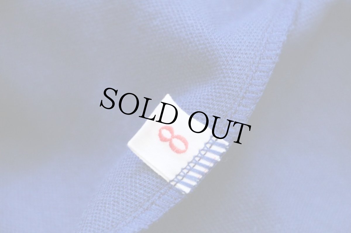 画像7: 80s 西ドイツ製 adidasアディダス ハイネック 無地 トラックジャケット&パンツ セットアップ 紺×白 8★ジャージ (7)