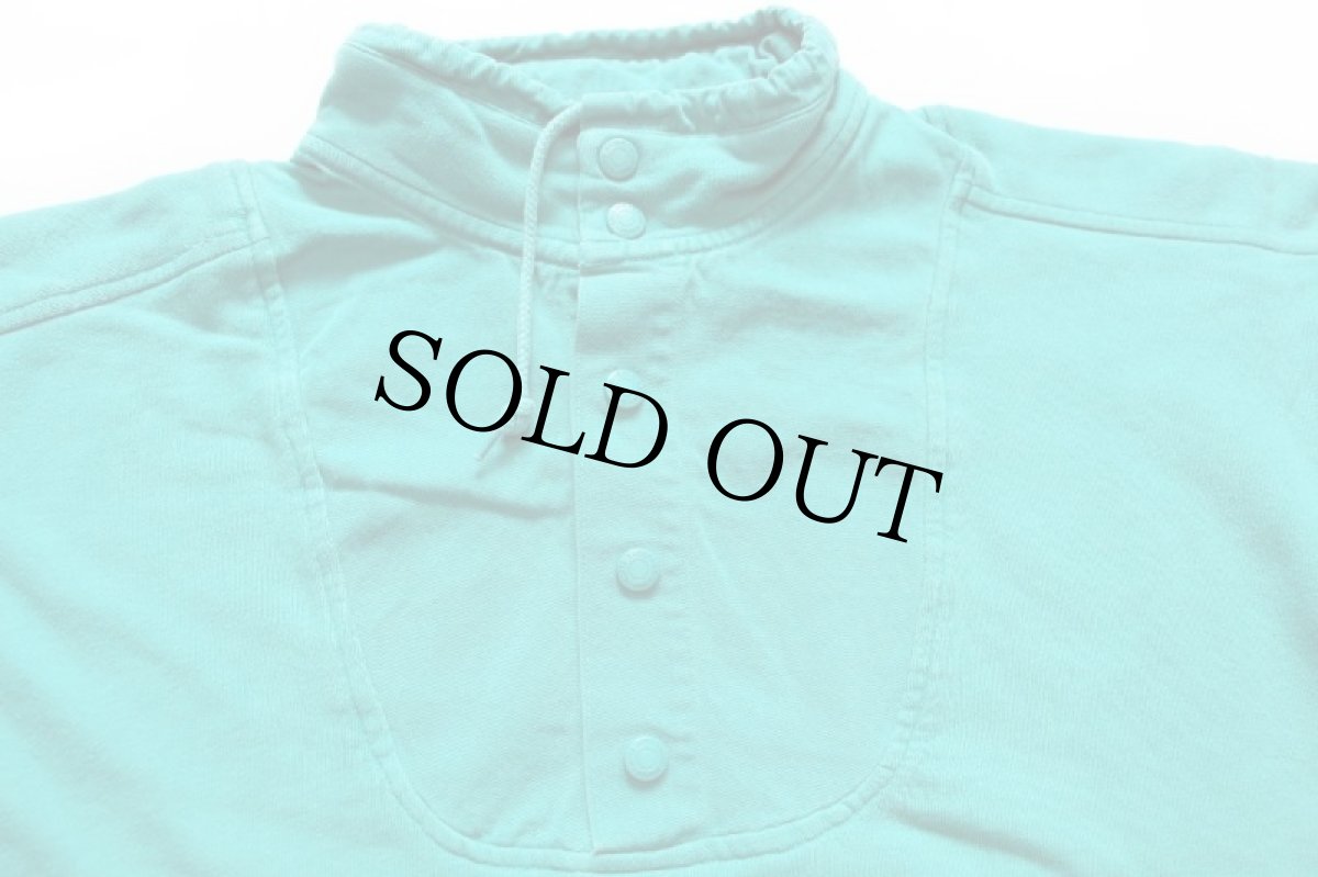 画像3: 90s EddieBauerエディーバウアー モックネック コットン スウェット エメラルドグリーン XL (3)