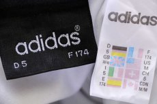 画像4: 90s adidasアディダス トレフォイル ロゴ刺繍 トラックジャケット 白×黒 M★ジャージ (4)