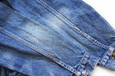 画像7: 90s USA製 Levi'sリーバイス 71506 ダメージ デニムジャケット 4ポケット 48 (7)