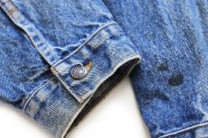 画像8: 90s USA製 Levi'sリーバイス 71506 ダメージ デニムジャケット 4ポケット 48 (8)