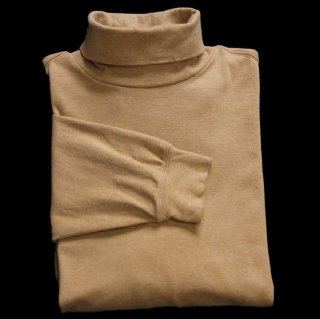 00s LANDS'ENDランズエンド 無地 前V ストレッチ 鹿の子