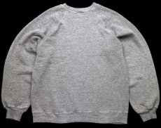 画像2: 80s USA製 JERZEES 無地 スウェット 杢グレー XL★ブランク (2)