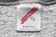 画像4: 80s USA製 JERZEES 無地 スウェット 杢グレー XL★ブランク (4)