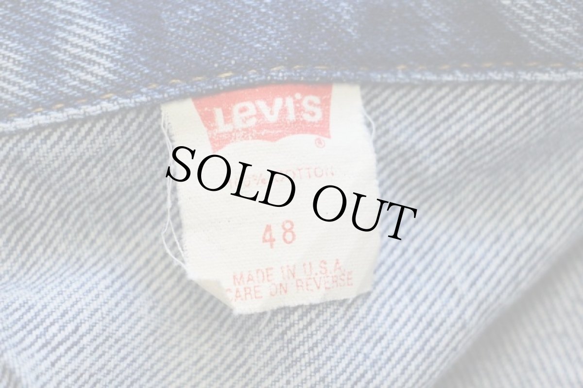 画像5: 90s USA製 Levi'sリーバイス 71506 ダメージ デニムジャケット 4ポケット 48 (5)