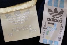 画像4: 90s adidasアディダス トレフォイル ロゴ刺繍 トラックジャケット 紺×白 M★ジャージ (4)