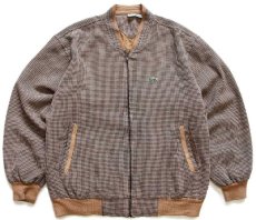 画像1: 80s CHEMISE LACOSTE ラコステ 千鳥格子 ジャケット (1)