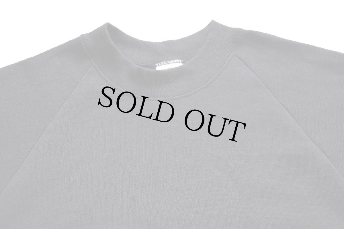 画像3: デッドストック★90s USA製 FRUIT OF THE LOOM 無地 スウェット 黒 L-M★ブランク (3)