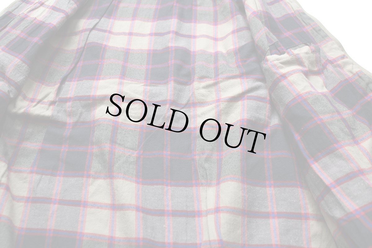 画像5: 90s SEARS ROEBUCK G9タイプ タータンチェックライナー ハリントンジャケット タン L (5)