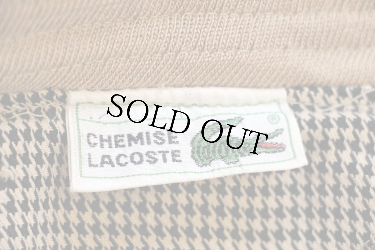 画像4: 80s CHEMISE LACOSTE ラコステ 千鳥格子 ジャケット (4)