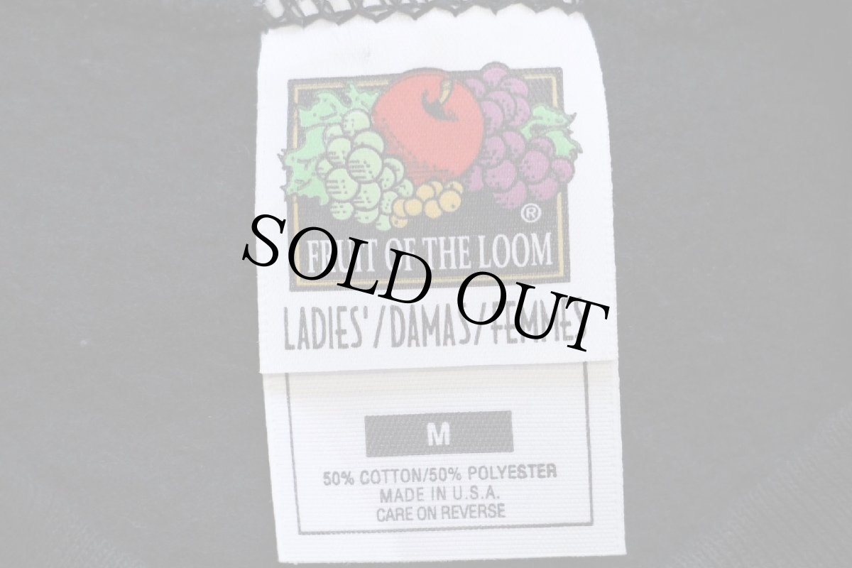 画像4: デッドストック★90s USA製 FRUIT OF THE LOOM 無地 スウェット 黒 L-M★ブランク (4)