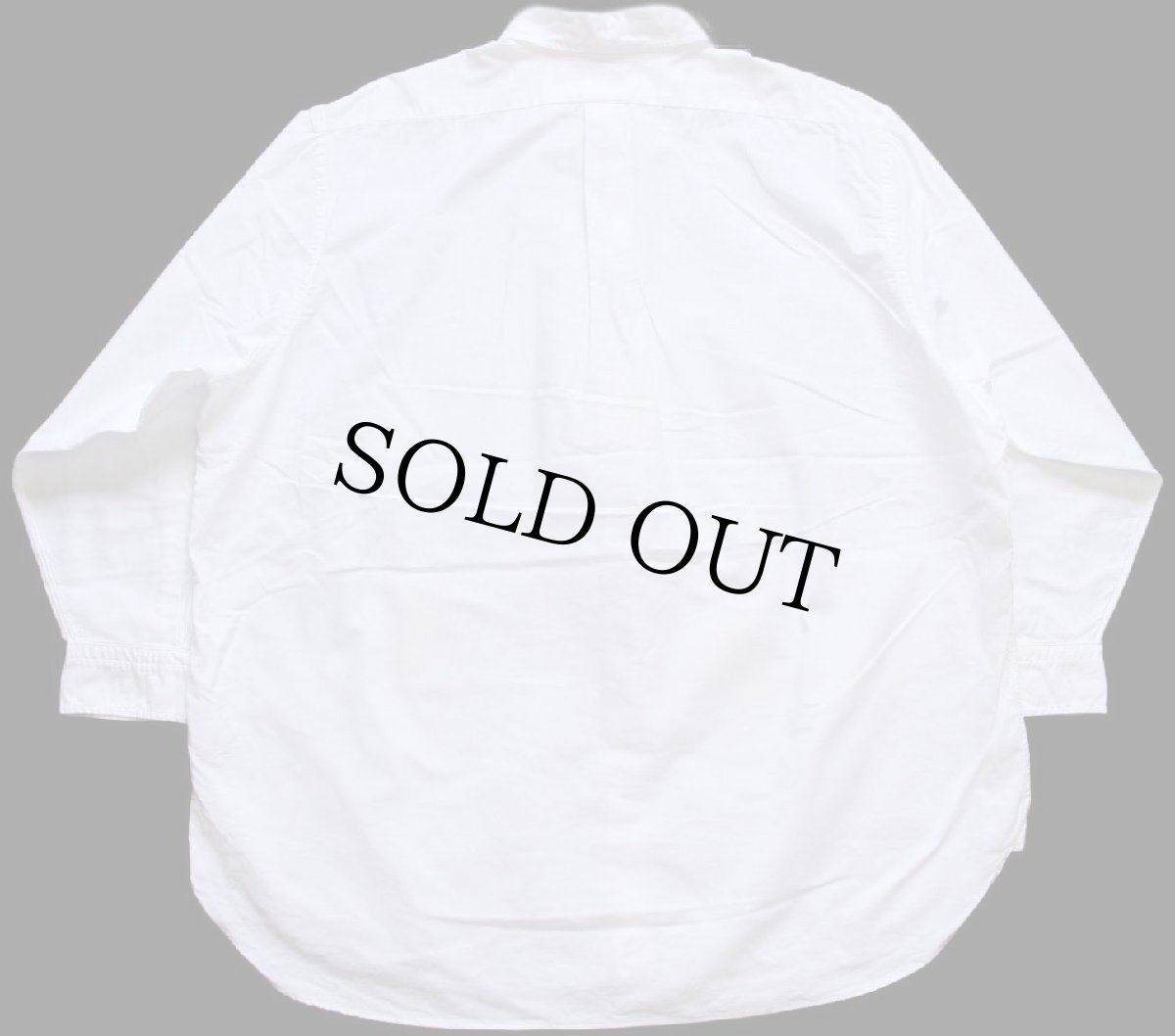 画像2: USA製 Brooks Brothersブルックスブラザーズ Makers MADISON 無地 ボタンダウン オックスフォード スーピマ コットンシャツ 白 18.5 (2)