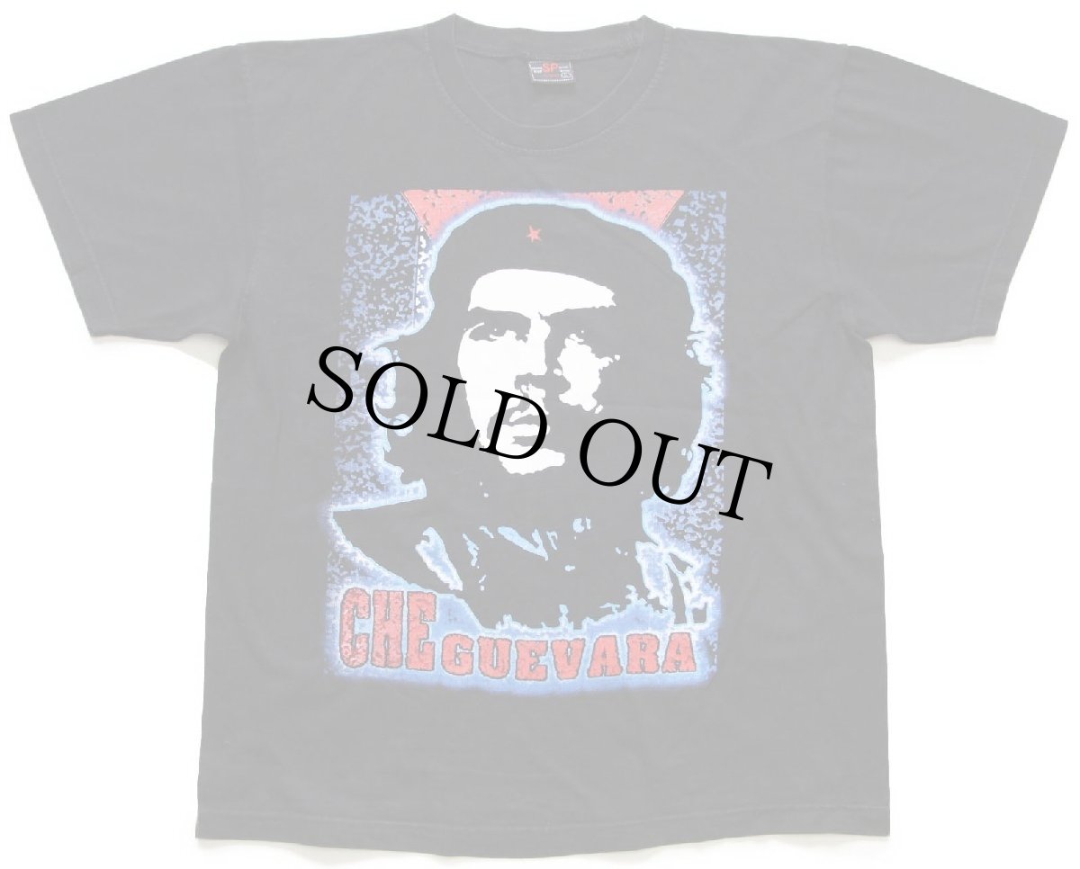 画像2: CHEGUEVARA チェゲバラ 両面プリント コットンTシャツ 黒 L (2)