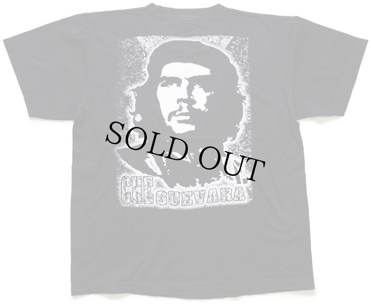画像3: CHEGUEVARA チェゲバラ 両面プリント コットンTシャツ 黒 L (3)