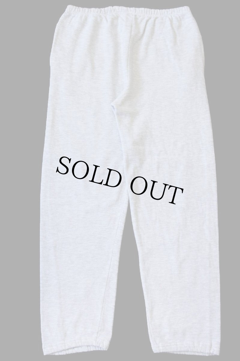 画像3: 90s USA製 Championチャンピオン ワンポイント スクリプト ロゴ刺繍 スウェットパンツ 杢ライトグレー M (3)