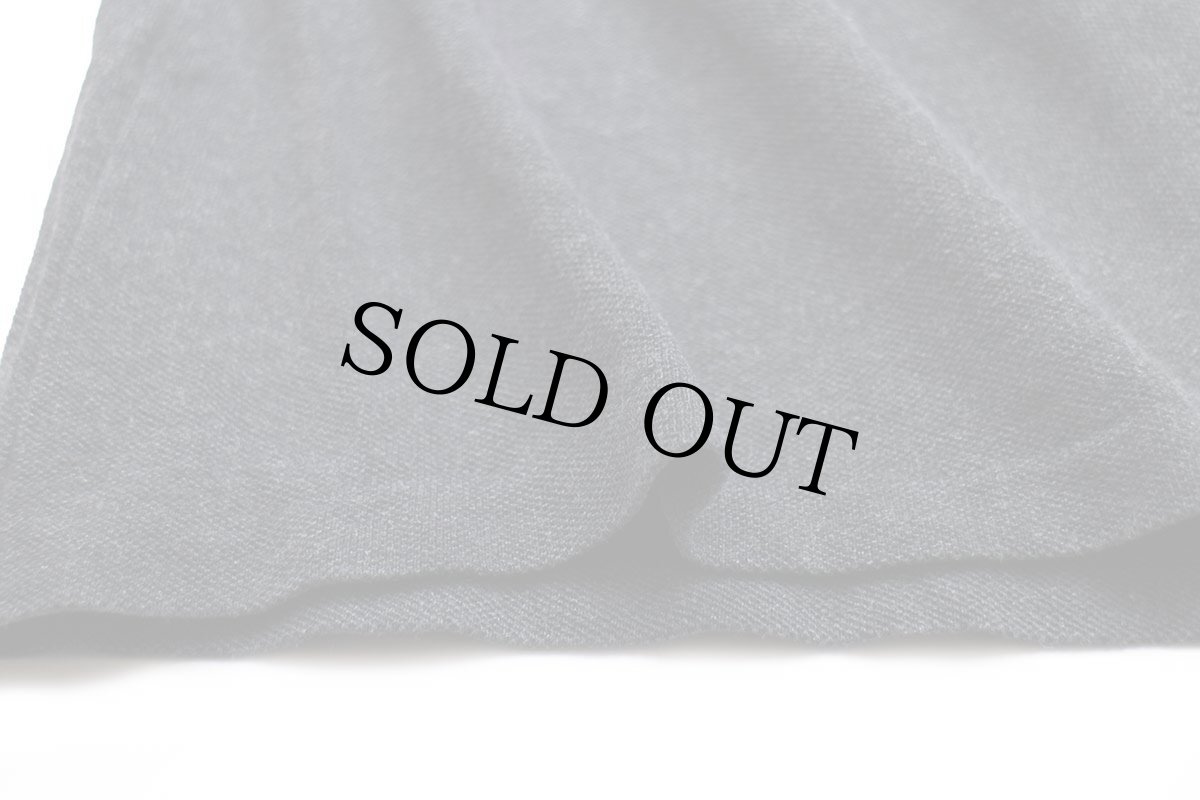 画像5: 80s LACOSTEラコステ ワンポイント コットン 鹿の子 長袖ポロシャツ チャコールグレー 4★114 (5)