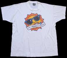 画像2: 90s USA製 IT'S A NORWEST SUMMER サン フェイス Tシャツ 白 XL (2)