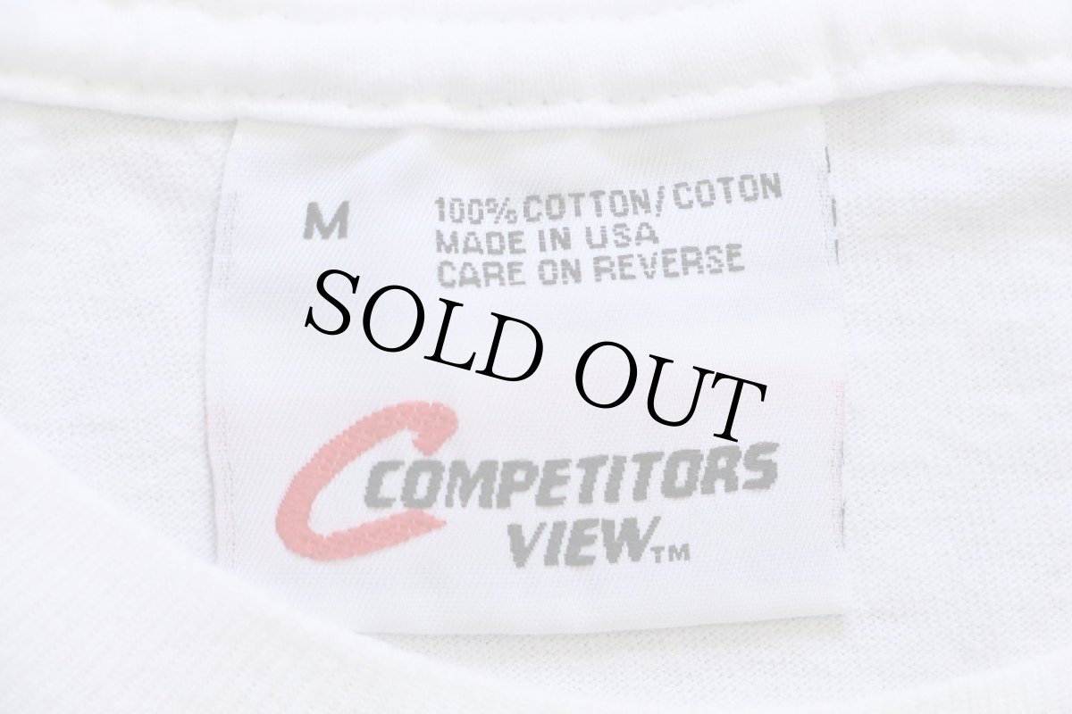 画像5: 90s USA製 NASCAR Dale Earnhardt 3 TRUE CHAMPION 両面プリント コットンTシャツ 白 M (5)