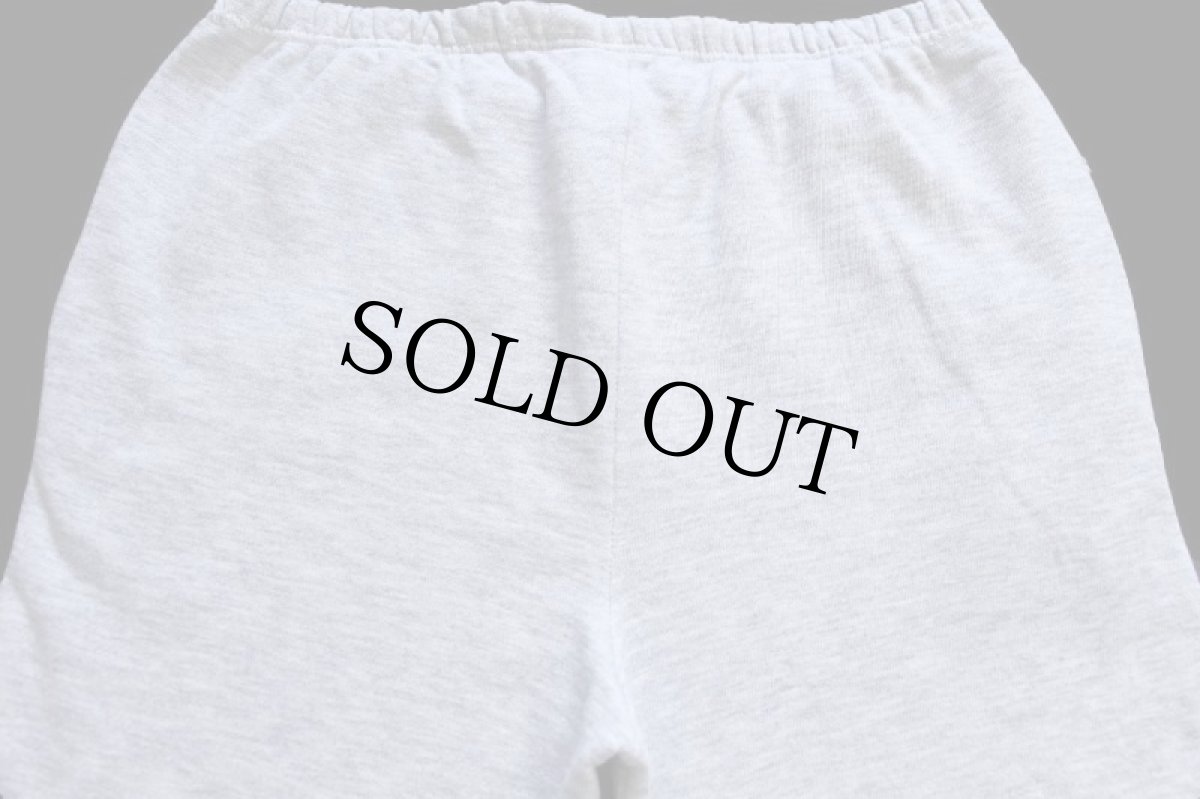 画像5: 90s USA製 Championチャンピオン ワンポイント スクリプト ロゴ刺繍 スウェットパンツ 杢ライトグレー M (5)