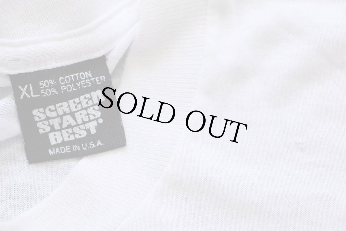 画像4: 90s USA製 IT'S A NORWEST SUMMER サン フェイス Tシャツ 白 XL (4)