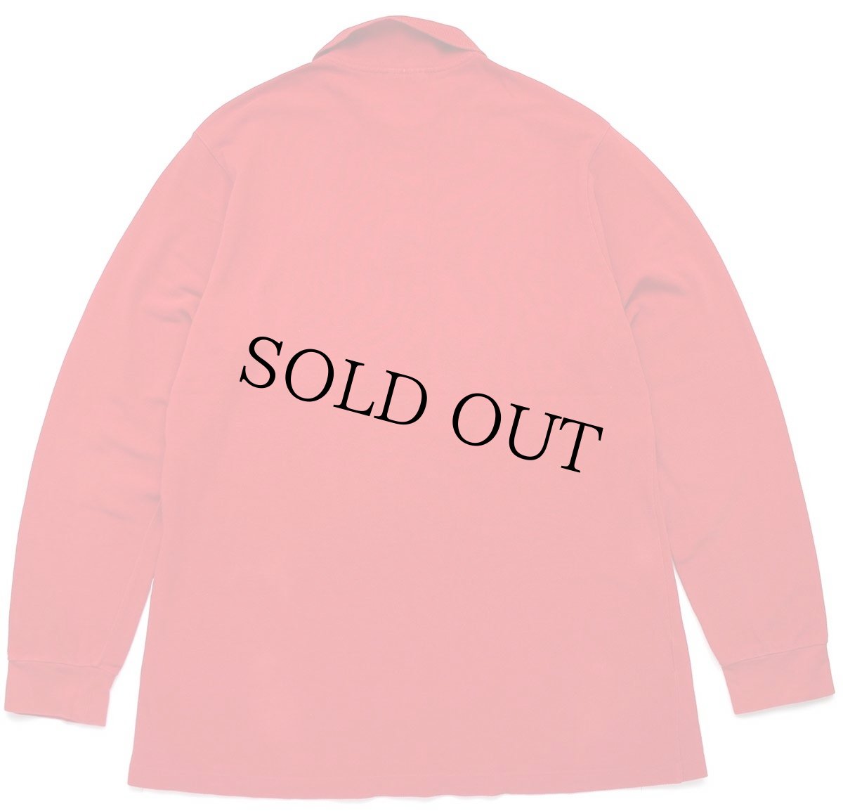 画像2: 90s LACOSTEラコステ ワンポイント コットン 鹿の子 長袖ポロシャツ 赤 5★115 (2)