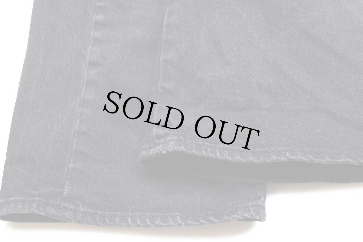 画像6: Levi'sリーバイス 501 ストレッチ ブラックデニム ショートパンツ w32 L9★ショーツ (6)