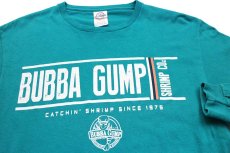 画像3: BUBBA GUMP SHRIMP ババガンプ ロゴ MONTEREY コットン 長袖Tシャツ エメラルドグリーン M (3)