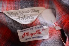 画像4: 50s Playella×dale's オンブレチェック レーヨン オープンカラーシャツ 12 (4)