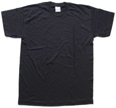 画像2: デッドストック★90s アイルランド製 SCREEN STARS 無地 コットンTシャツ 黒 L (2)