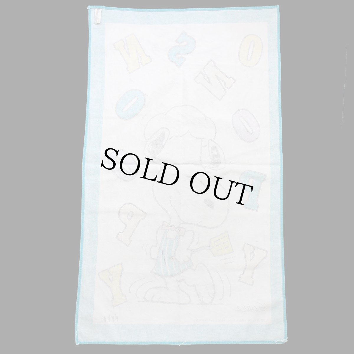 画像3: 90s イタリア製 eliolona SNOOPYスヌーピー 染み込みプリント キャンバス タペストリー (3)