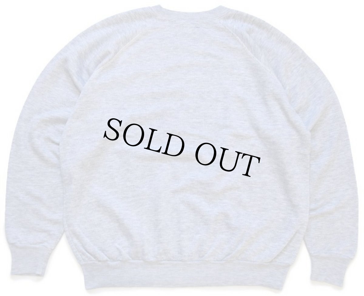 画像2: 80s SNOOPY スヌーピー I think I'm allergic to morning! スウェット 杢ブルーグレー (2)