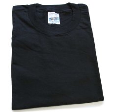 画像1: デッドストック★90s アイルランド製 SCREEN STARS 無地 コットンTシャツ 黒 L★A (1)