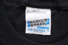 画像5: デッドストック★90s アイルランド製 SCREEN STARS 無地 コットンTシャツ 黒 L (5)