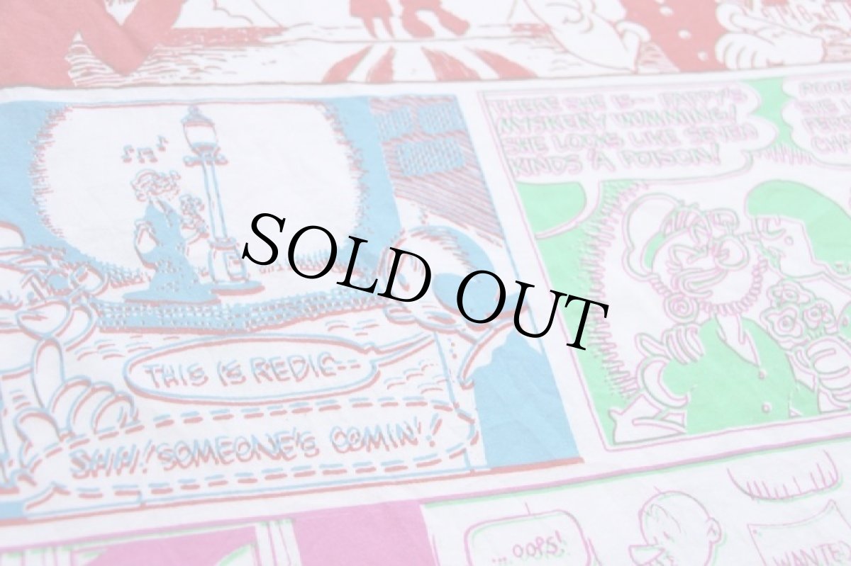 画像4: POPEYEポパイ コミック オールオーバープリント Tシャツ 3XL★特大 (4)