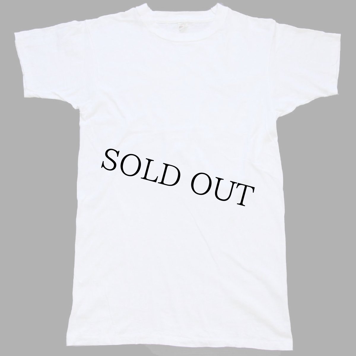 画像2: 80s USA製 FRUIT OF THE LOOM 無地 コットンTシャツ 白 L (2)