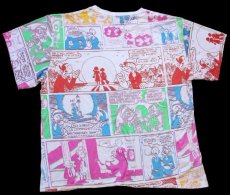 画像2: POPEYEポパイ コミック オールオーバープリント Tシャツ 3XL★特大 (2)